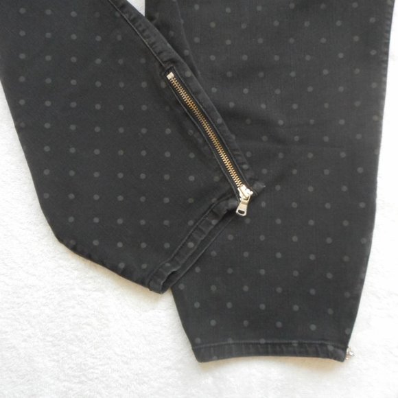 TORRID Jeans Black Polka Dot Size 26 - Picture 6 of 7